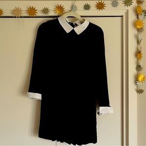 Bonpoint Black Dress with White Collar and Cuffs. Hardly worn. Wednesday dress.